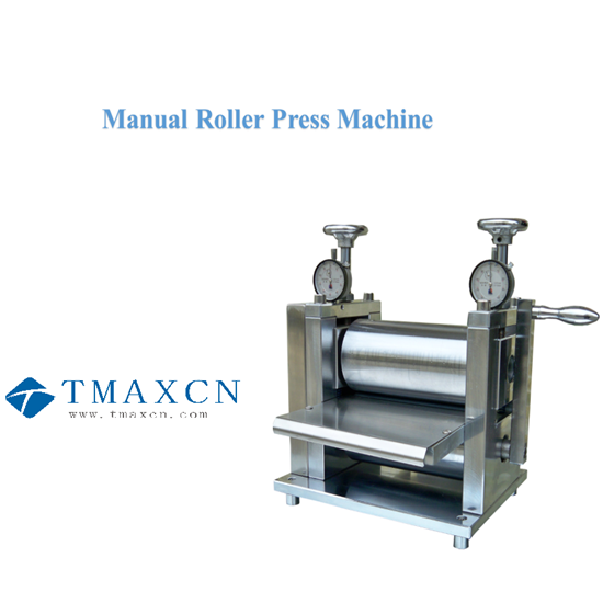 Máquina de prensa de rodillos manual